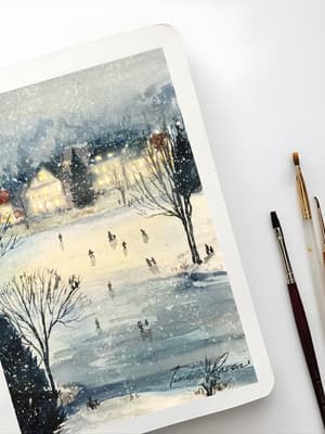 Snowy Evening - Thumbnail 2