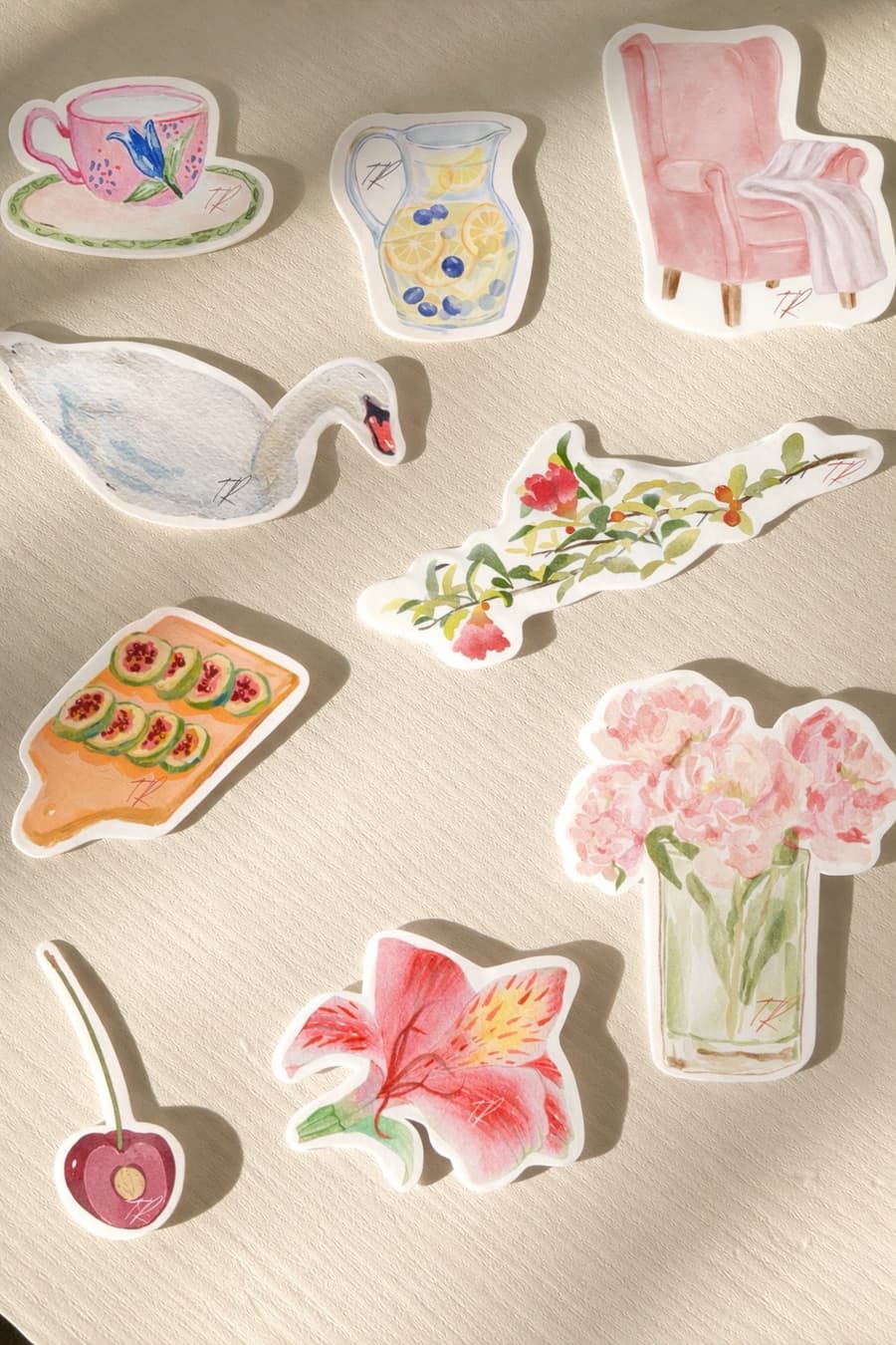 April Stickers - View 1