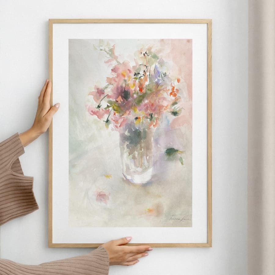 Held Softly - Original Painting - View 1