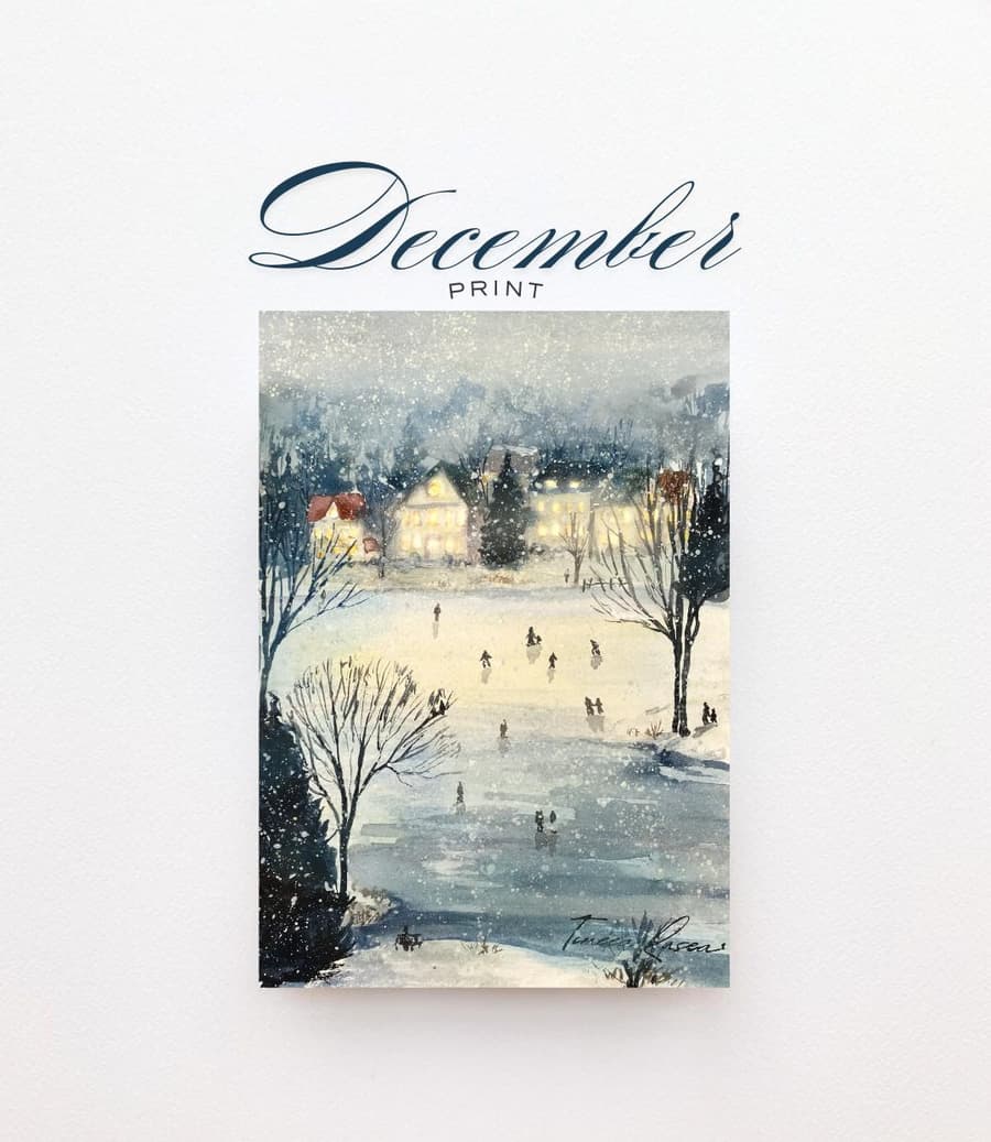 Snowy Evening - View 1